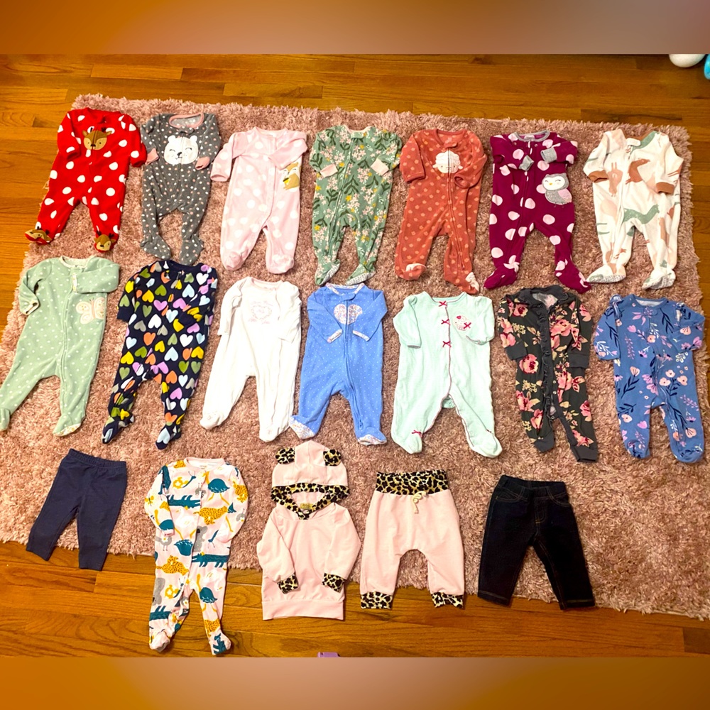 Baby Girl Sleeper Bundle
